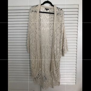 American eagle crochet kimono/cardigan size M